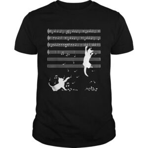 Cats Playing Musical Notes And Make It Down Shirt